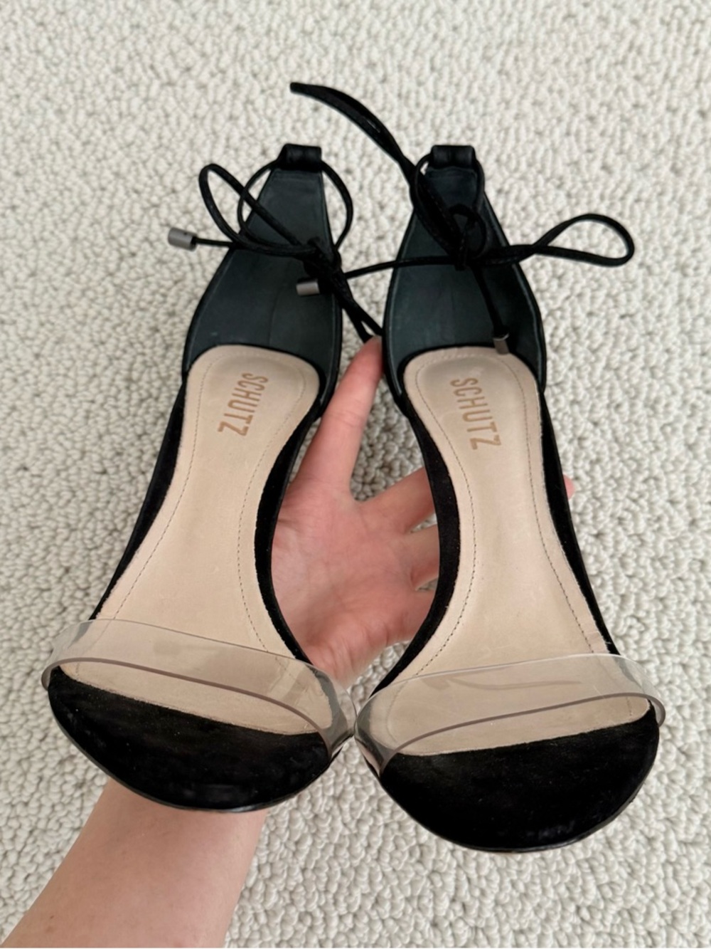 SCHUTZ Josseana Black Sandals - Picture 7 of 10